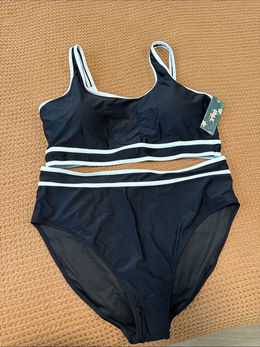 2 piece high waisted bikini